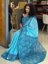 Schiffli Saree